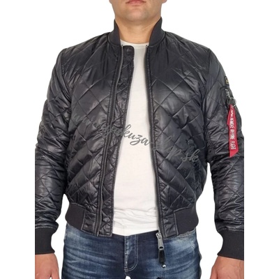 Alpha Industries Ma-1 DQ jacket bunda pánska black čierna