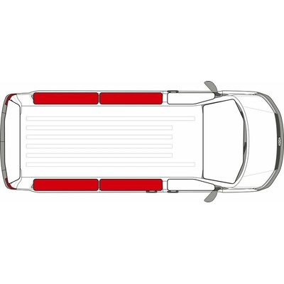 CARBEST Vnútorná termoclona pre Citroen Jumpy/Fiat Scudo/Peugeot Expert od roku 2016 Bočná časť - krátky rázvor