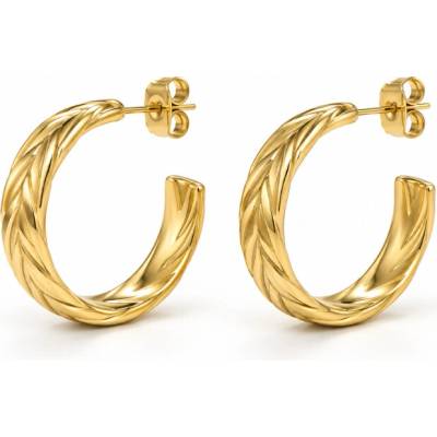 Olivie Náušnice KRUHY GOLD 10217