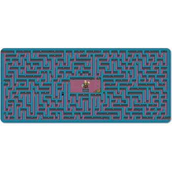 Grupo Erik Гейминг подложка за мишка Grupo Erik - Gameration - Maze, XL, мека, лилава/синя (MGGE067)