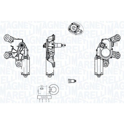Motor stieračov MAGNETI MARELLI 064013022010