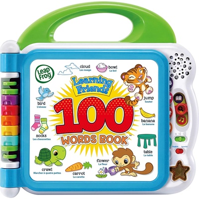 VTech Интерактивна играчка Vtech - Книжка, 100 думи (V601503)