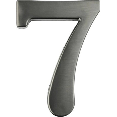 Číslica "7", výška 10cm, titán