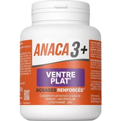 Anaca3 Ventre Plat Формула за плосък корем, 120 капсули, Anaca3 (336324 NTRV)