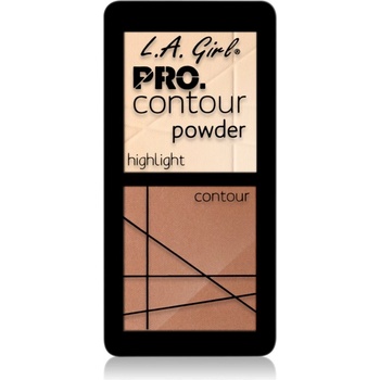L. A. Girl Cosmetics PRO. Contour Powder контурираща палитра за лице цвят Light 5.6 гр