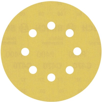 Bosch Accessories EXPERT C470 2608900811 brúsny papier pre excentrické brúsky s otvormi Zrnitosť 400 (Ø) 125 mm 5 ks; 2608900811