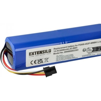 Extensilo Батерия за Xiaomi Roborock S50 / S60 / Dreame D9 / D10, 6400 mAh (889003303)
