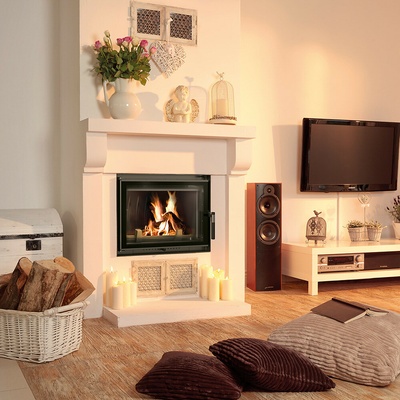 Kratki ZUZIA ECO DECO pravá 12 kW průměr 200 ocel vpředu