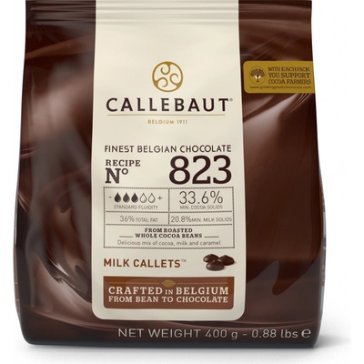 Callebaut Čokoláda mliečna 33,6% 400 g