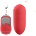 Shots Toys Vibrating Egg with 10 Speeds and Remote Control - L - Pink