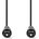 Nedis CAGL25000BK20 оптичен аудиокабел, TosLink щепсел, дължина 2 m (CAGL25000BK20)