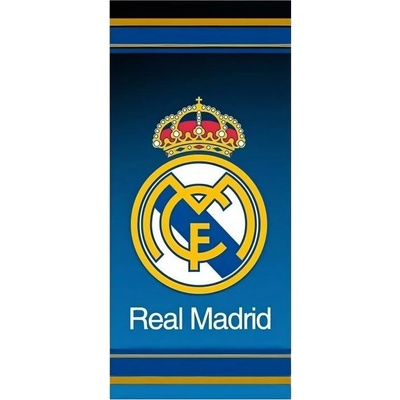 Real Madrid osuška znak modrá 70 x 140 cm