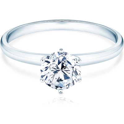 SAVICKI Годежен пръстен savicki: бяло злато, лабораторен диамант