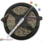  12V LED Лента Многоцветна 5050-30 SMD/m RGB, 12V, 5 W/m, IP20, ролка 5м ► 2.86 лв/м (0386)