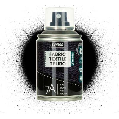 Pébéo 7A farba na textil ve spreji 100 ml 14 black