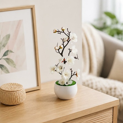 Umelá sakura v kvetináči - 30 cm