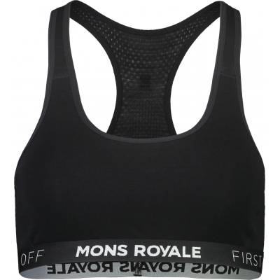 Mons Royale Дамски спортен сутиен Mons Royale Women's Sierra Sports Bra - Black - размер XL (115-1402-0115)