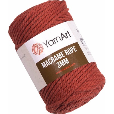 YARNART Macrame Rope 3 mm 63 m 785 Light Red юта (Macrame Rope 3 mm 785)