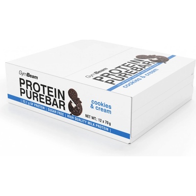 GymBeam Protein PureBar 12 x 70 g