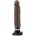 Blush Novelties Au Naturel Magnum Vibrating Dong Sensa Feel 11 Inch Chocolate