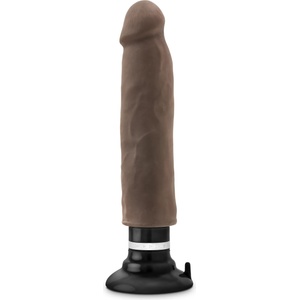 Blush Novelties Au Naturel Magnum Vibrating Dong Sensa Feel 11 Inch Chocolate