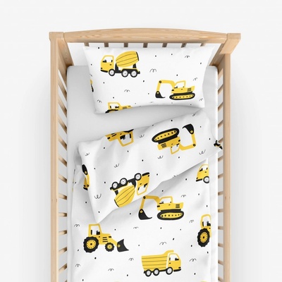Goldea povlečení Bagry a stavební auta 90 x 140 cm 40 x 60 cm – Zboží Dáma Goldea povlečení Bagry a stavební auta 90 x 140 cm 40 x 60 cm – Zboží Dáma