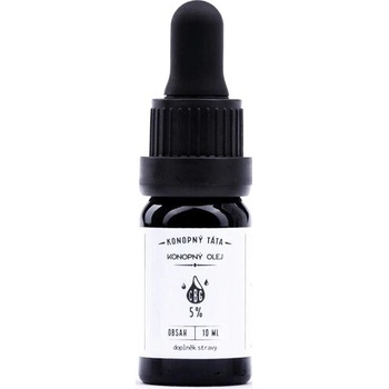 Konopný Táta CBG Konopný olej 5% 10 ml
