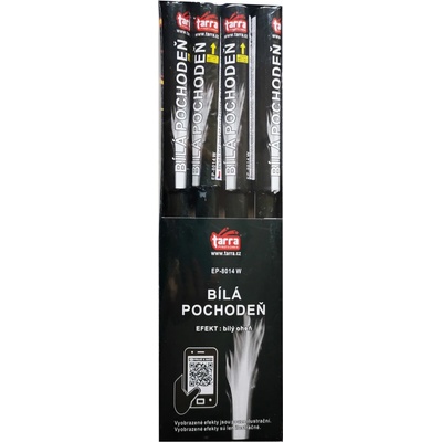Bengálský oheň BÍLÁ POCHODEŇ 4 ks 20 4 EP-8014W