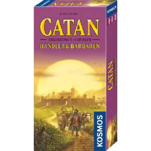 Kosmos Spiele CATAN - Ergänzung 5-6 Spieler - Händler & Barbaren | Klaus Teuber, Michael Menzel