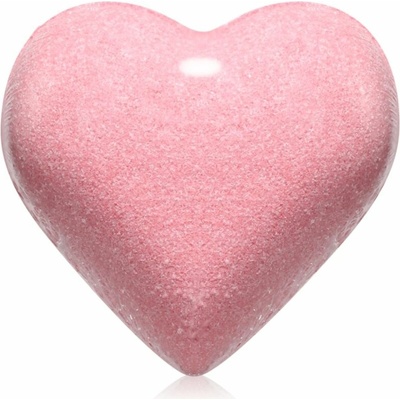 Delia Cosmetics Fizzing Bath Heart Wild Strawberry bomba do kúpeľa s jahodovou príchuťou 100 g