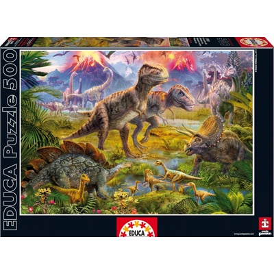 Educa 15969 Setkání dinosaurů 500 dielov