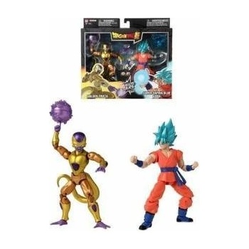 Dragon Ball Z Фигурки на Герои Dragon Ball Super Dragon Stars: Golden Frieza vs Super Saiyan Blue Goku 17 cm