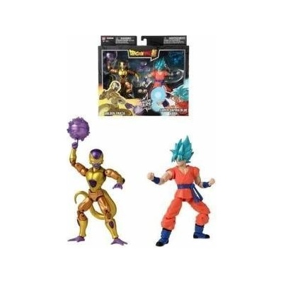 Dragon Ball Z Фигурки на Герои Dragon Ball Super Dragon Stars: Golden Frieza vs Super Saiyan Blue Goku 17 cm