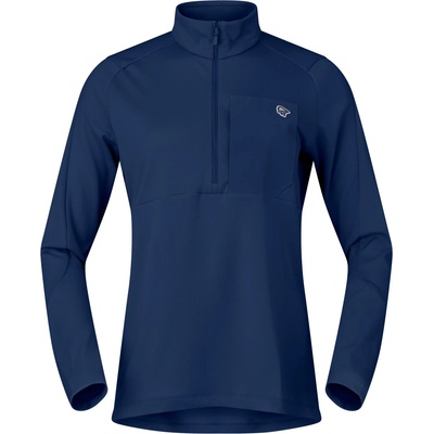 Norrøna Дамски поларен пуловер Norrøna Women's Femund Warm1 Half-Zip Fleece jumper - Indigo Night (105-6113-0114)