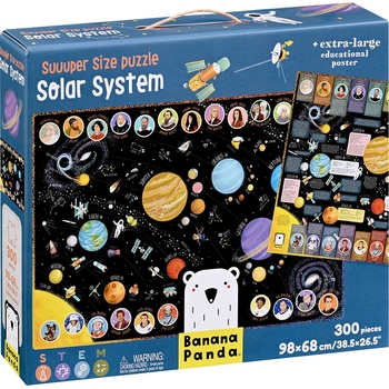 BANANA PANDA Пъзел за под Banana Panda от 300 части - Слънчевата система (49110)