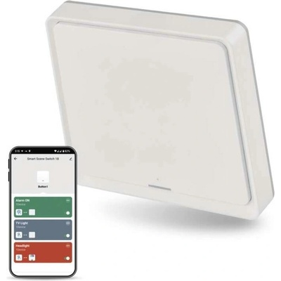 EMOS GoSmart Přenosný ovladač scén IP-2001ZW, ZigBee 3.0, 1-tlačítkový