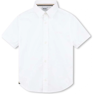 Boss Детска памучна риза boss в бяло (j50696.162.174)