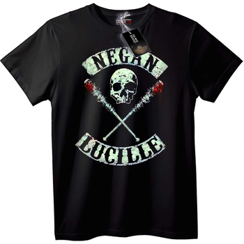 NOONEBRAND Тениска Negan Lucille Глава - L, White