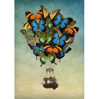 Magnolia - Puzzle Butterfly Balloon - 1 000 piese