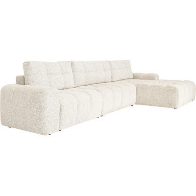 Miuform Кремав разтегателен модулен ъглов диван с място за съхранение (десен ъгъл) Lulu - Miuform (2228PE03)