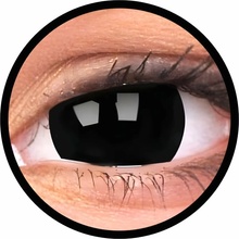 MaxVue Vision ColourVue Crazy šošovky Black Titan 2 ks trojmesačné nedioptrické