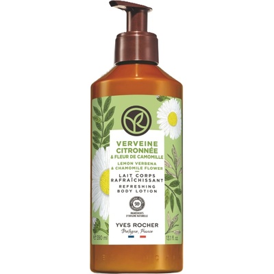 Yves Rocher Bain Nature Мляко за тяло, лимонова върбинка и лайка, 390 ml