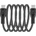 Ttec Кабел ttec - AlumiCable Stick, Type-C/Type-C, 60W, сив (8694470828244)