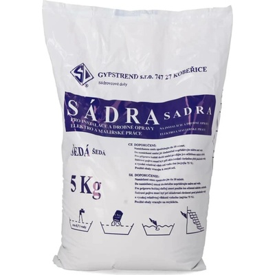 Sádra šedá – 5 kg