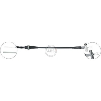 A.B.S. Tažné lanko, ovládání spojky K24350