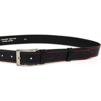 Penny Belts pánský kožený opasek 1 černý