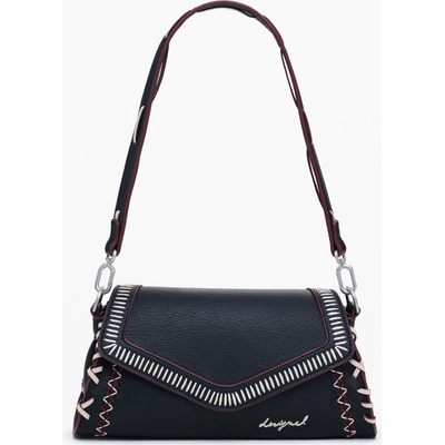 Desigual Elegantná dámska kabelka Elnora Style 28.0X14.0X10.0cm Čierna