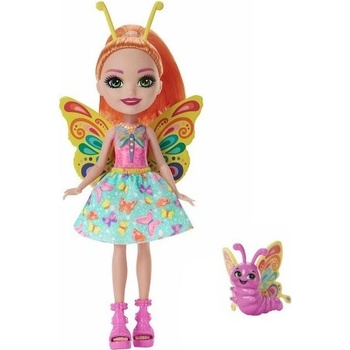 Mattel Enchantimals City Tails a zvířátko Belisse Butterfly a Dart