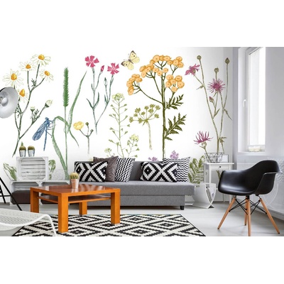 DIMEX ART Самозалепваща се флизелинова фототапета билки 375 x 250 см