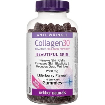 Webber Naturals Collagen30® Колаген Биоактивни колагенови пептиди 110 желирани таблетки | Webber Naturals (3085 WN)